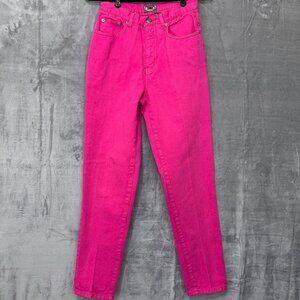 Vintage The Limited Pink High Rise Jeans Sz 8 100% Cotton